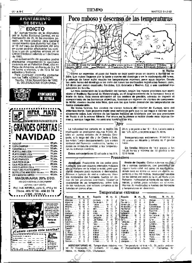 ABC SEVILLA 08-12-1992 página 66