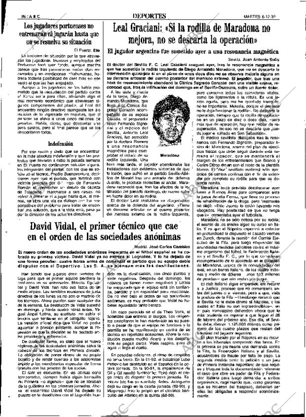 ABC SEVILLA 08-12-1992 página 86