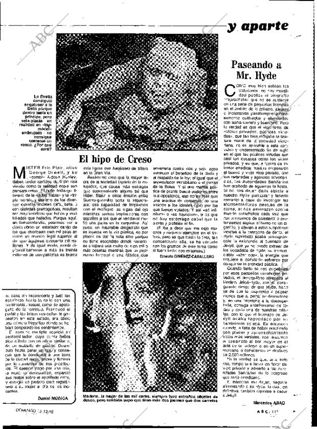 ABC MADRID 13-12-1992 página 133