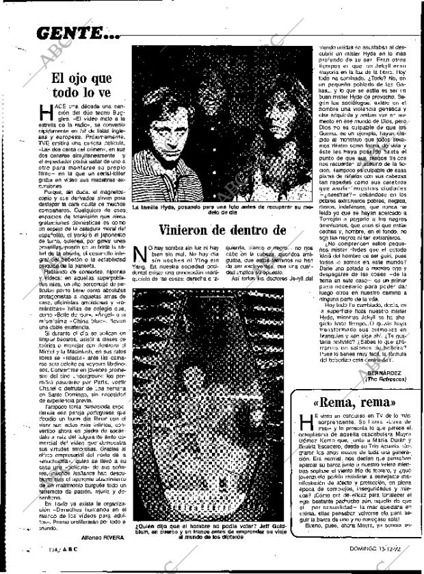 ABC MADRID 13-12-1992 página 134