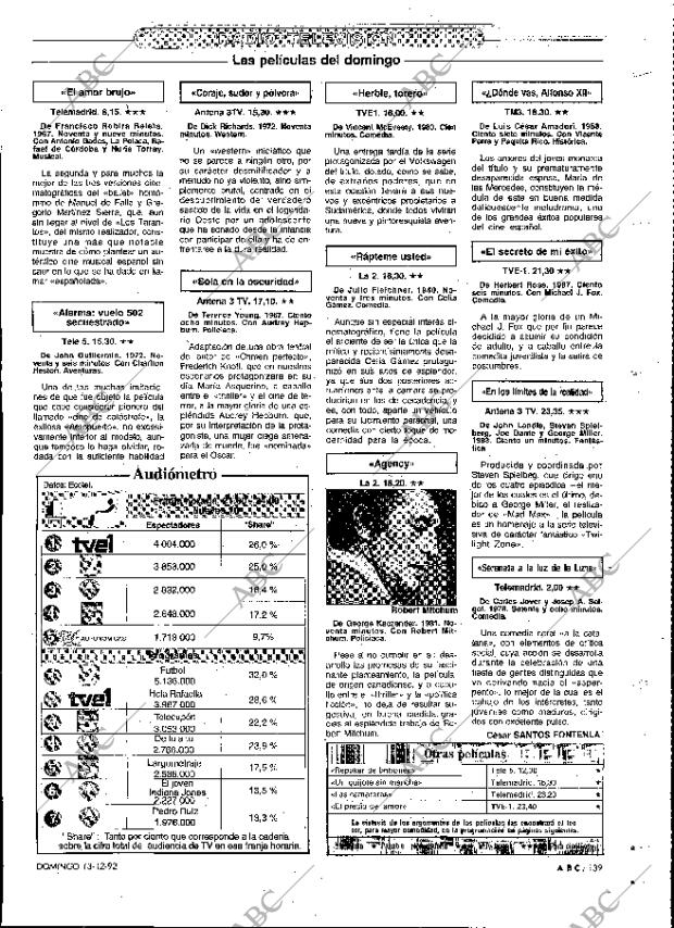 ABC MADRID 13-12-1992 página 139