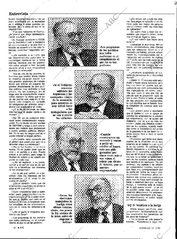 ABC MADRID 13-12-1992 página 18
