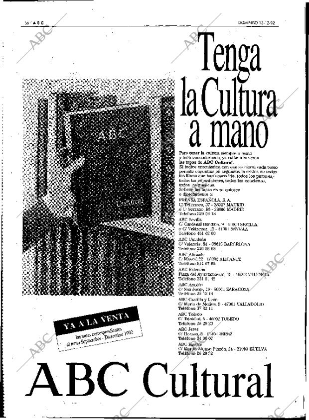 ABC MADRID 13-12-1992 página 56