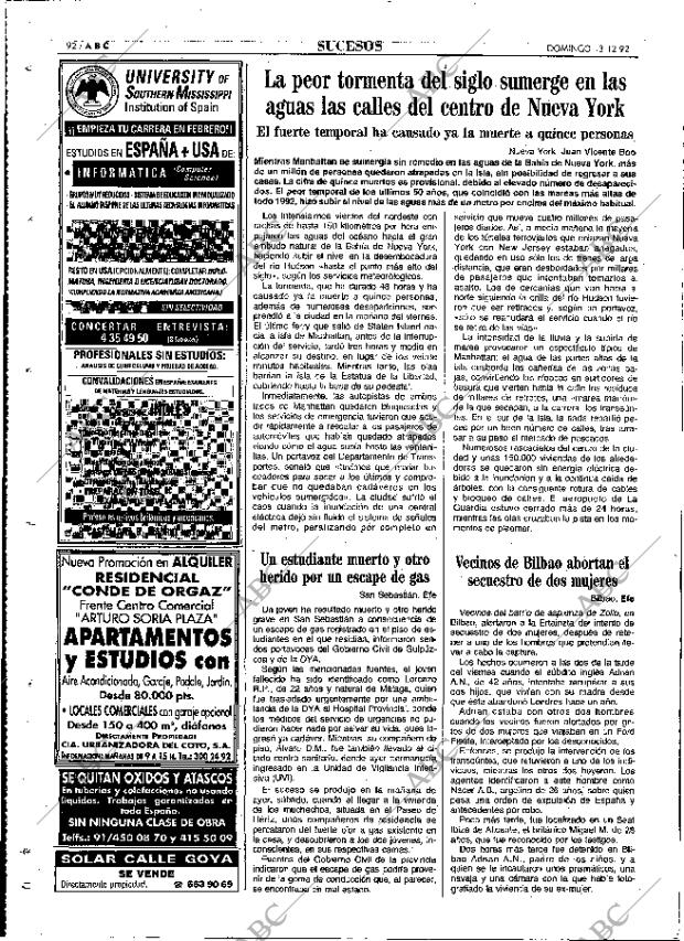 ABC MADRID 13-12-1992 página 92