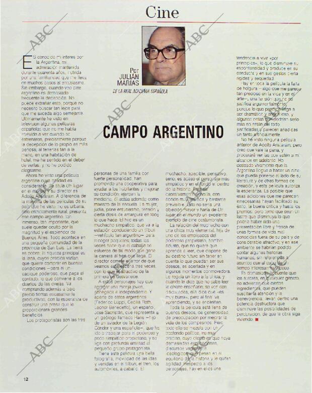 BLANCO Y NEGRO MADRID 13-12-1992 página 12