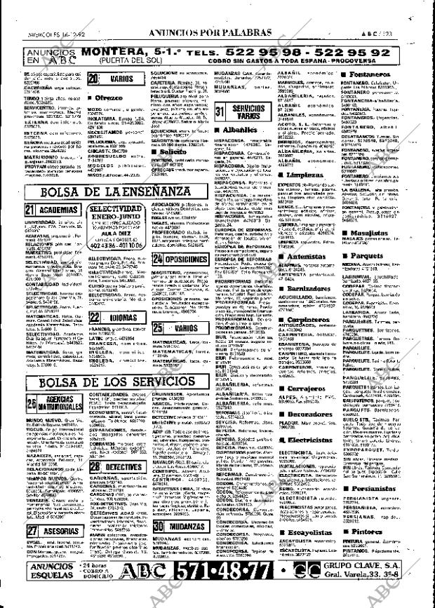 ABC MADRID 16-12-1992 página 123