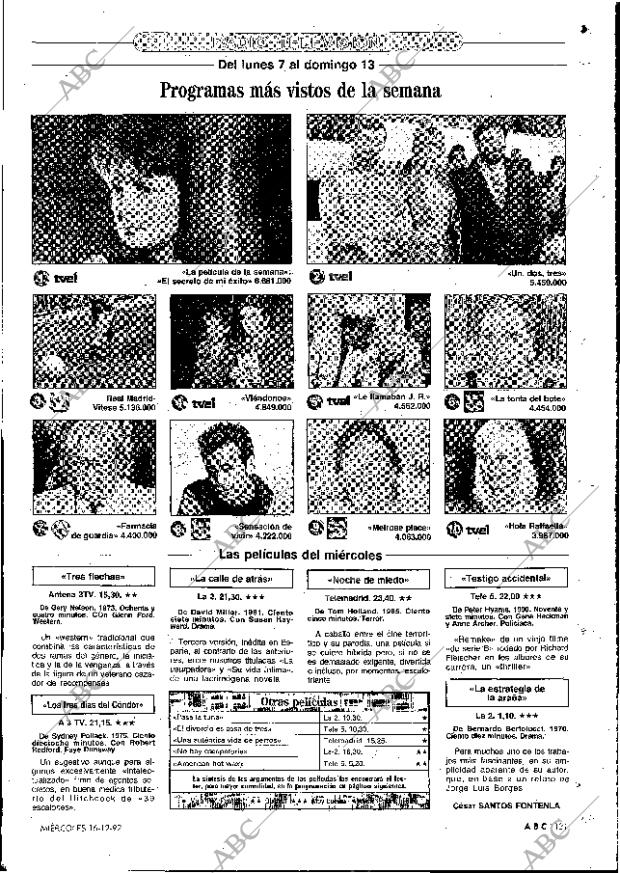 ABC MADRID 16-12-1992 página 131