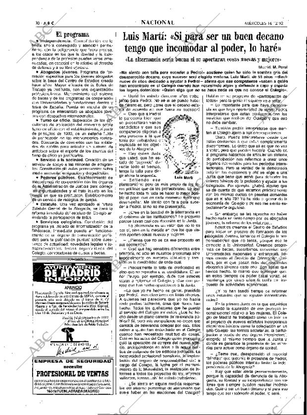 ABC MADRID 16-12-1992 página 30