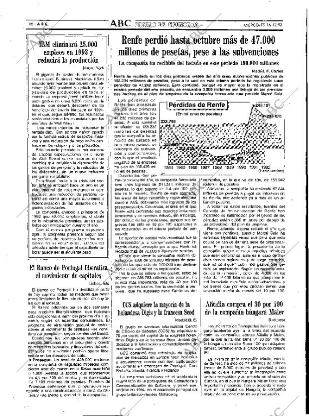 ABC MADRID 16-12-1992 página 46