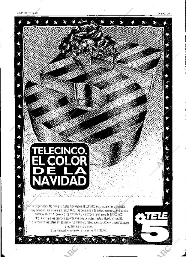 ABC MADRID 19-12-1992 página 39