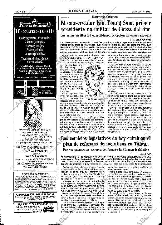 ABC MADRID 19-12-1992 página 40