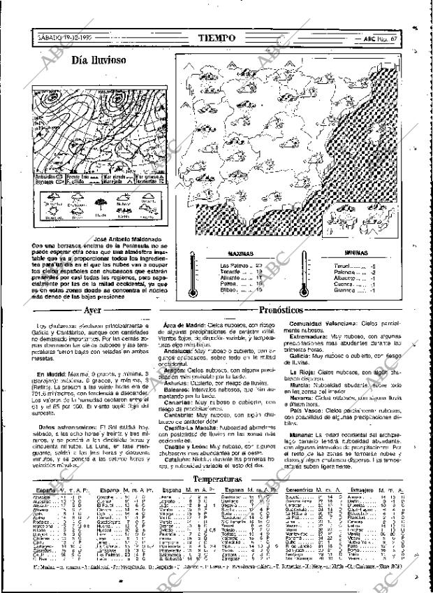 ABC MADRID 19-12-1992 página 67