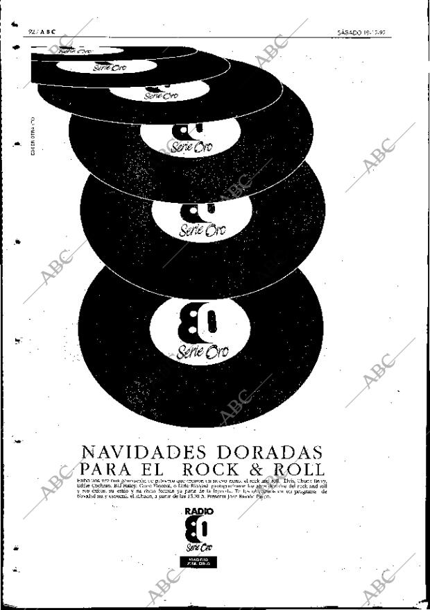 ABC MADRID 19-12-1992 página 92