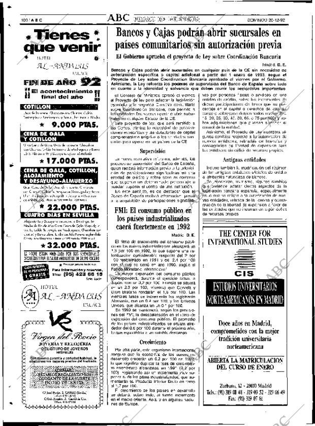ABC SEVILLA 20-12-1992 página 100