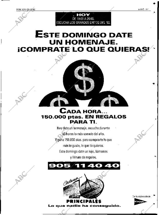 ABC SEVILLA 20-12-1992 página 101