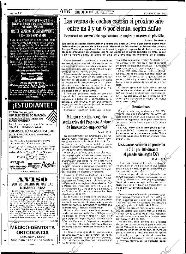 ABC SEVILLA 20-12-1992 página 102
