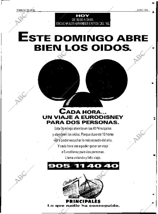 ABC SEVILLA 20-12-1992 página 103