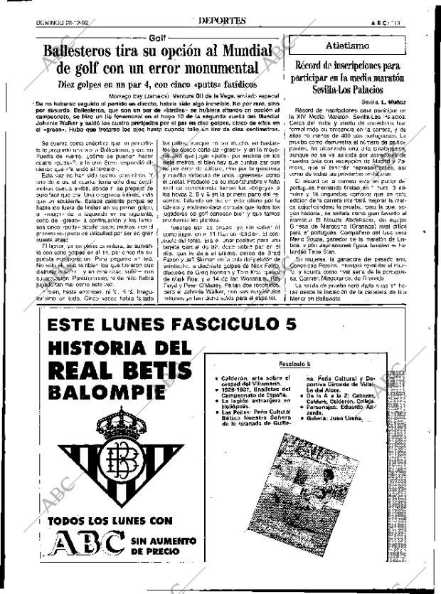 ABC SEVILLA 20-12-1992 página 113