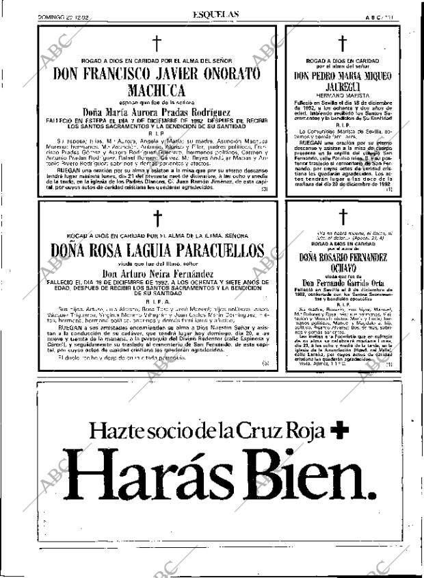 ABC SEVILLA 20-12-1992 página 131