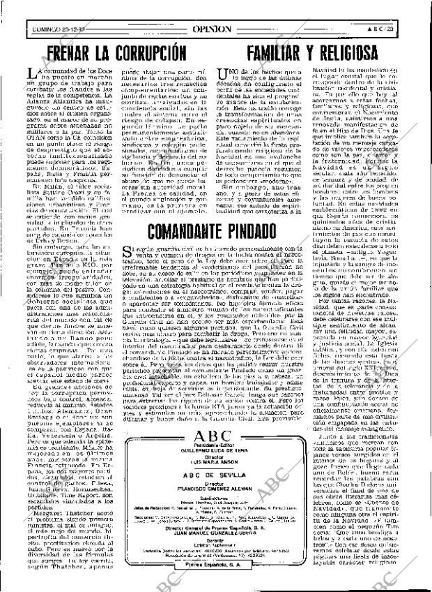 ABC SEVILLA 20-12-1992 página 23