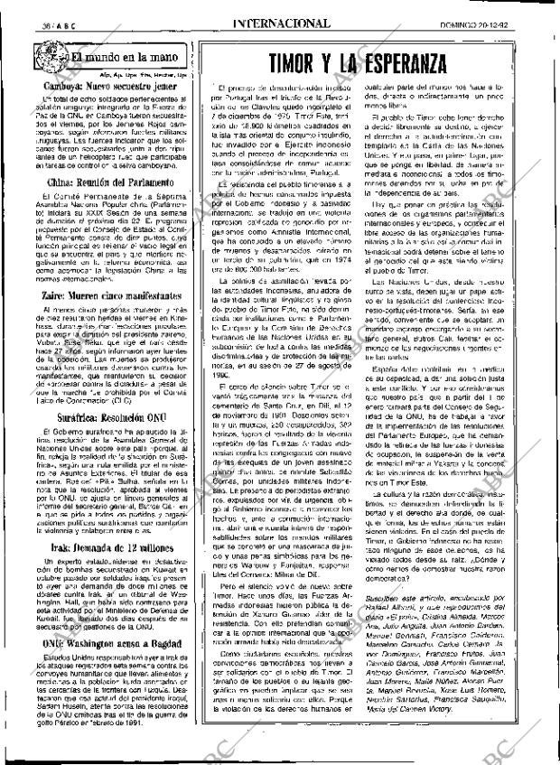 ABC SEVILLA 20-12-1992 página 36