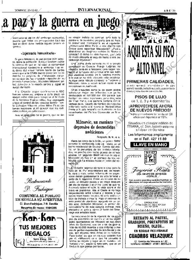 ABC SEVILLA 20-12-1992 página 39