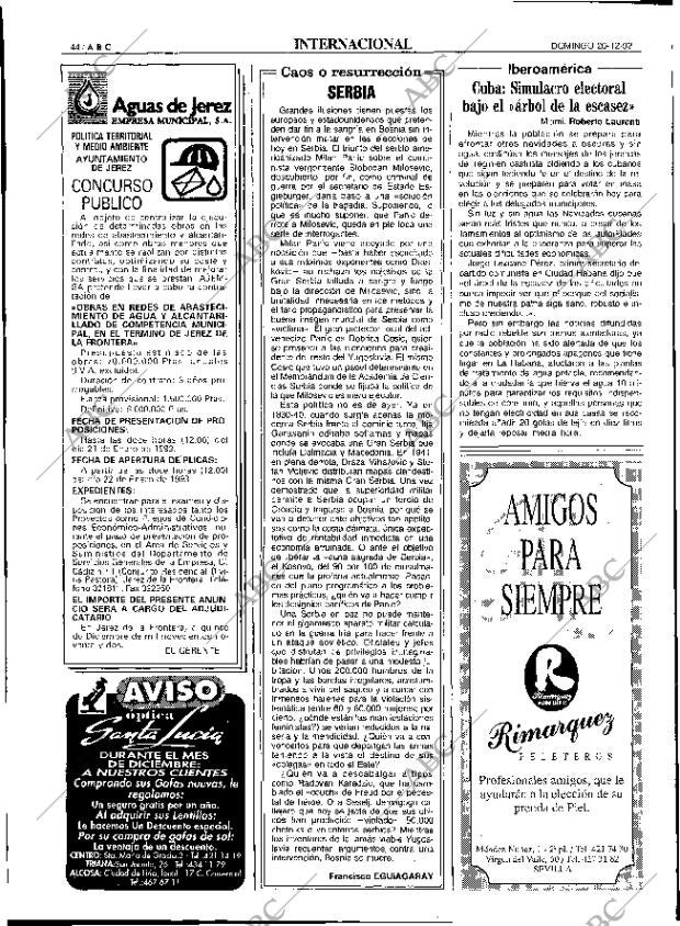 ABC SEVILLA 20-12-1992 página 44