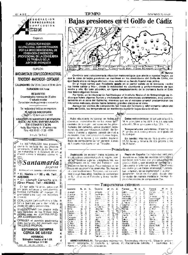 ABC SEVILLA 20-12-1992 página 62