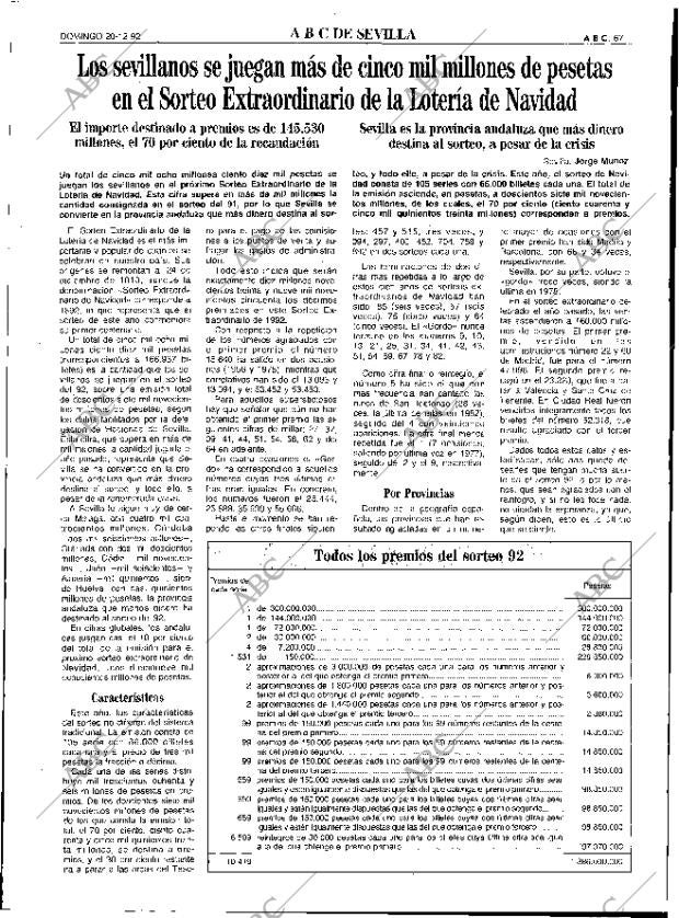 ABC SEVILLA 20-12-1992 página 67