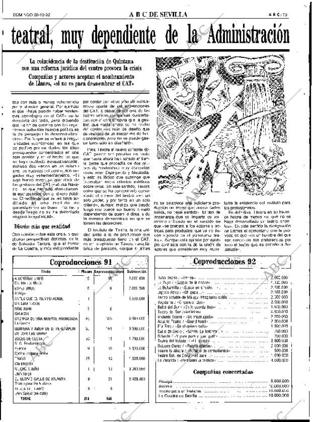 ABC SEVILLA 20-12-1992 página 73