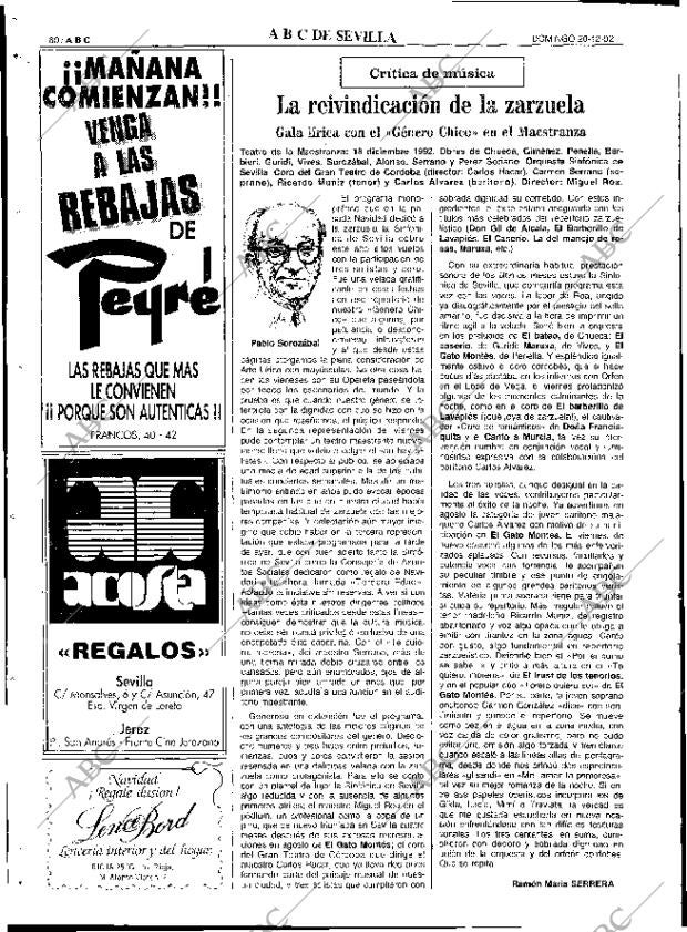 ABC SEVILLA 20-12-1992 página 80