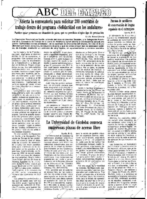 ABC SEVILLA 20-12-1992 página 85