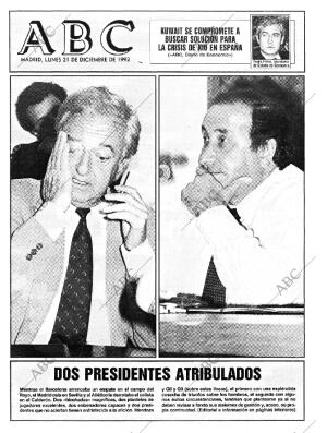 ABC MADRID 21-12-1992 página 1