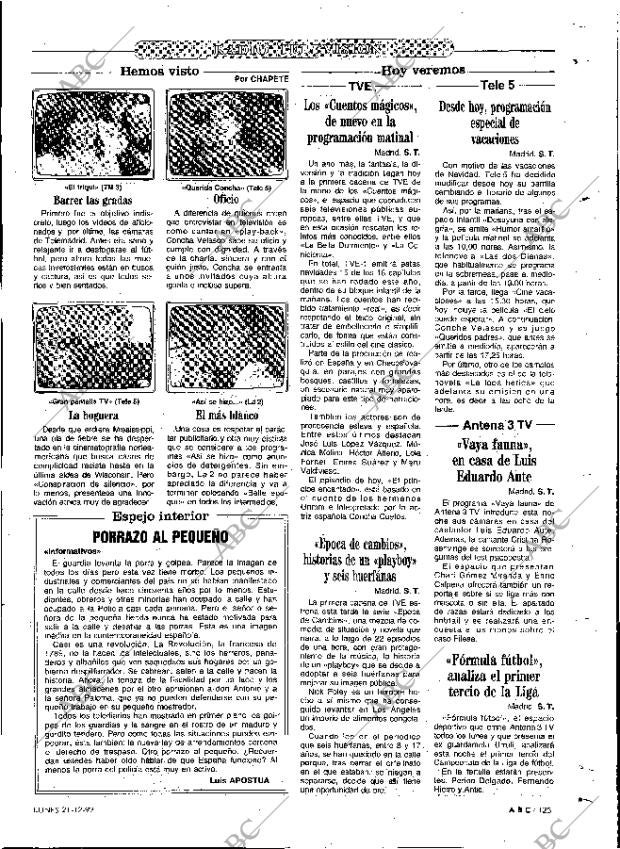 ABC MADRID 21-12-1992 página 125