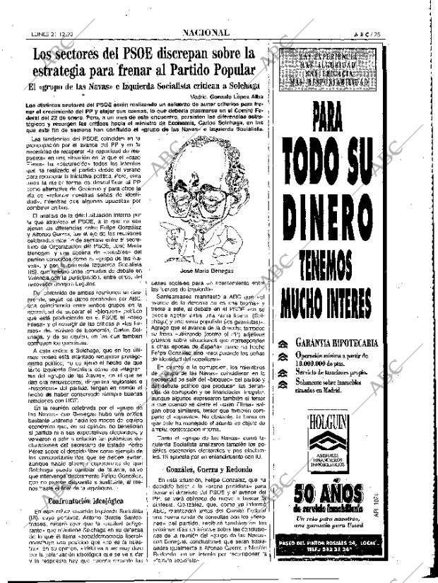ABC MADRID 21-12-1992 página 25