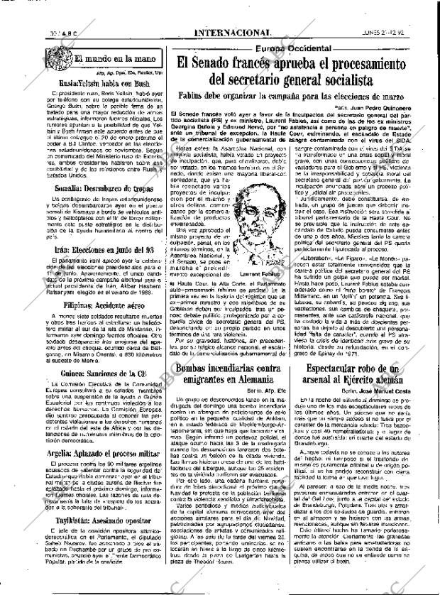 ABC MADRID 21-12-1992 página 30