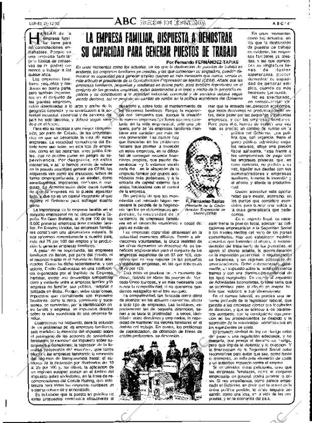 ABC MADRID 21-12-1992 página 41