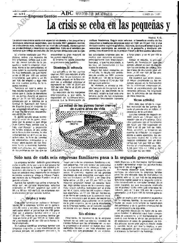 ABC MADRID 21-12-1992 página 42