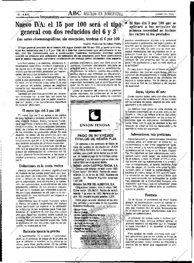 ABC MADRID 21-12-1992 página 46