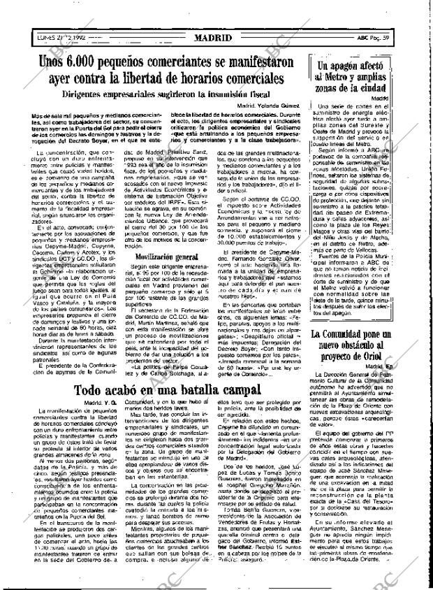 ABC MADRID 21-12-1992 página 59