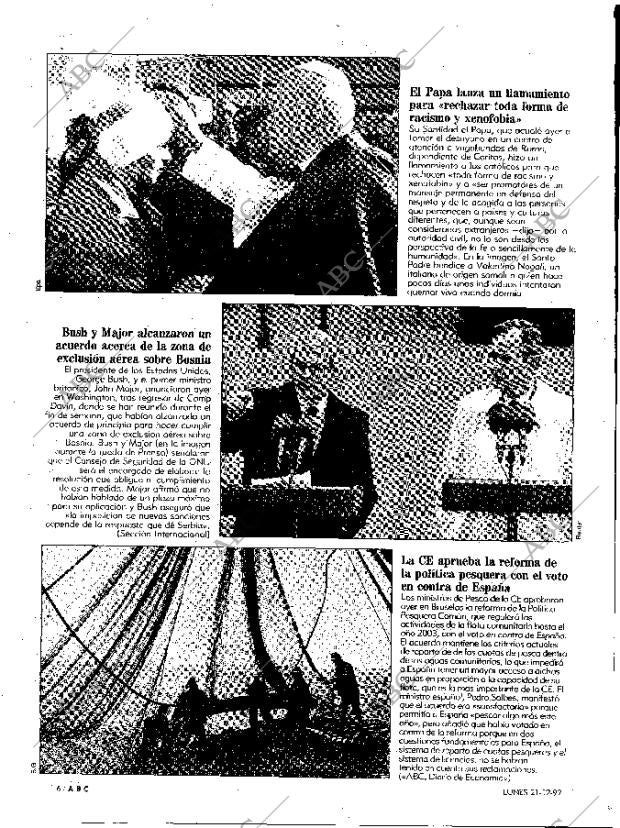 ABC MADRID 21-12-1992 página 6