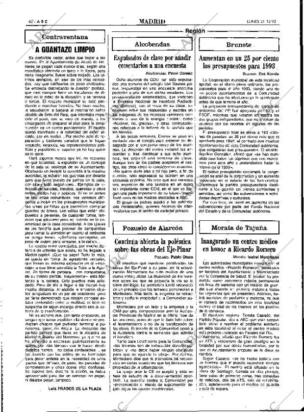 ABC MADRID 21-12-1992 página 62