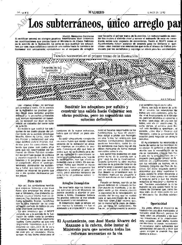 ABC MADRID 21-12-1992 página 64