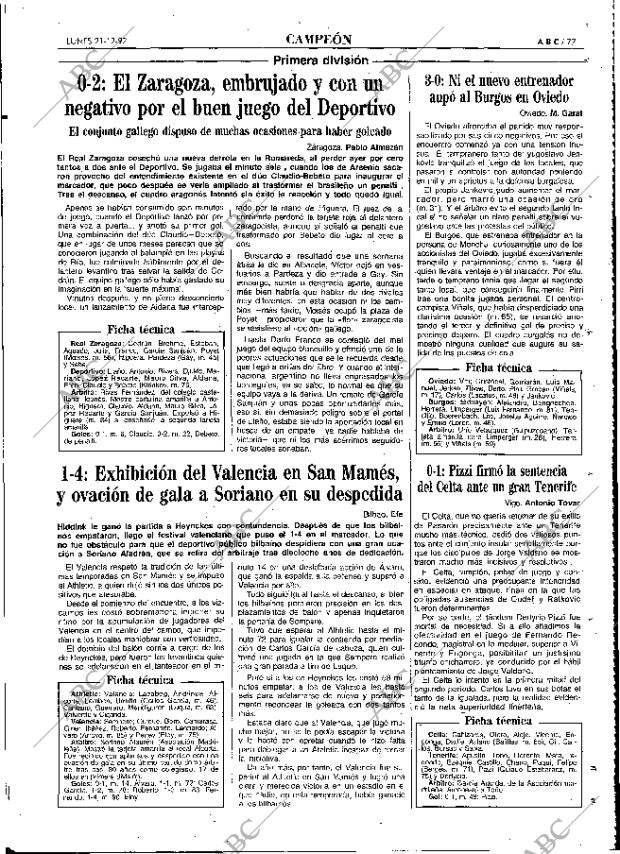 ABC MADRID 21-12-1992 página 77