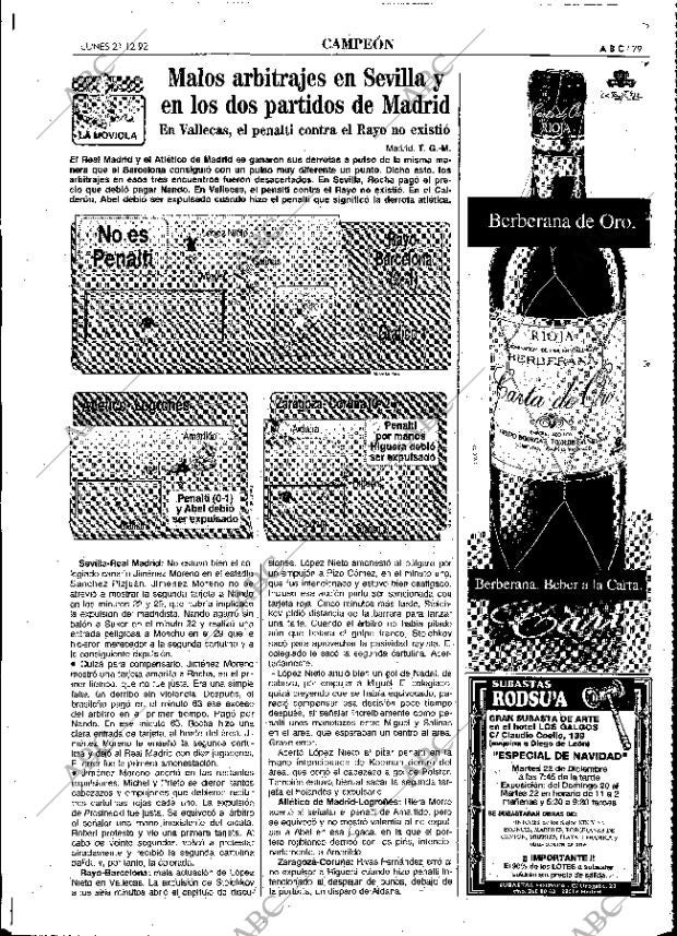 ABC MADRID 21-12-1992 página 79