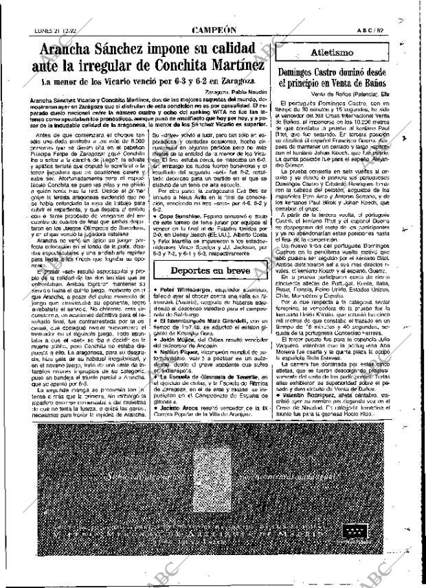 ABC MADRID 21-12-1992 página 89