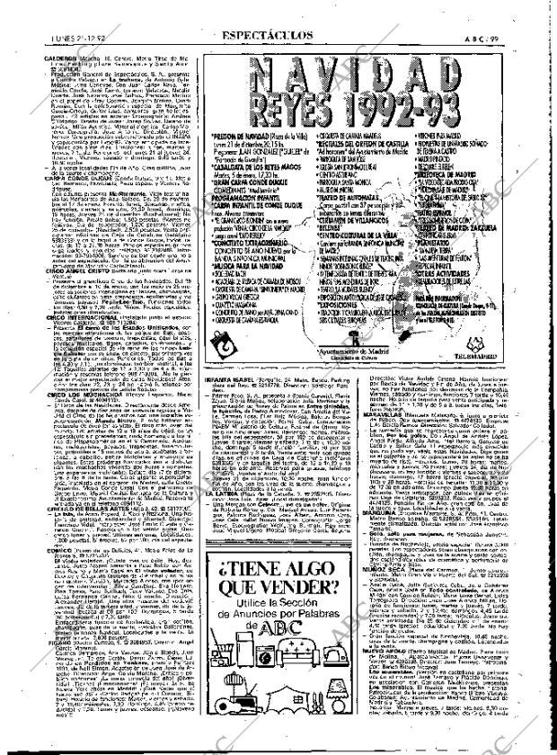 ABC MADRID 21-12-1992 página 99