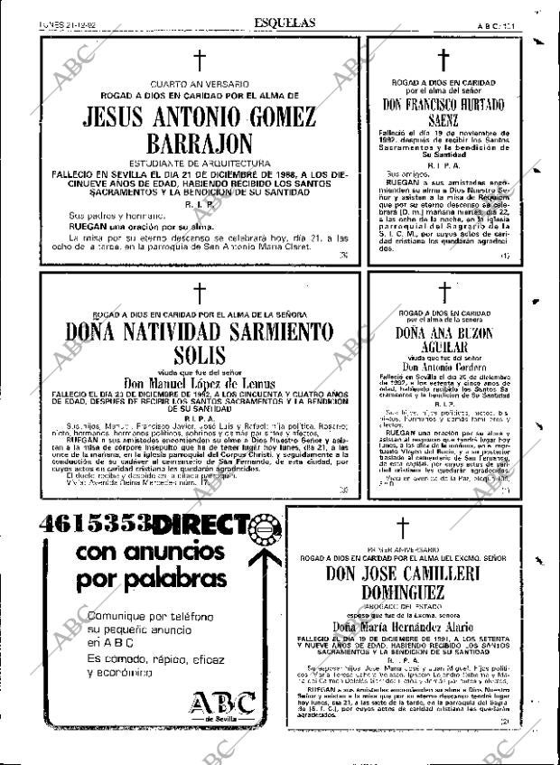ABC SEVILLA 21-12-1992 página 101