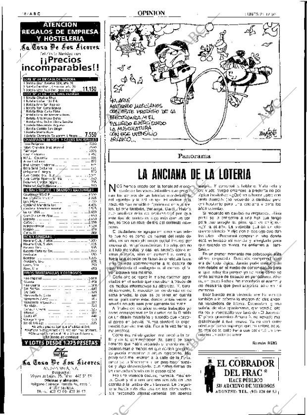 ABC SEVILLA 21-12-1992 página 18