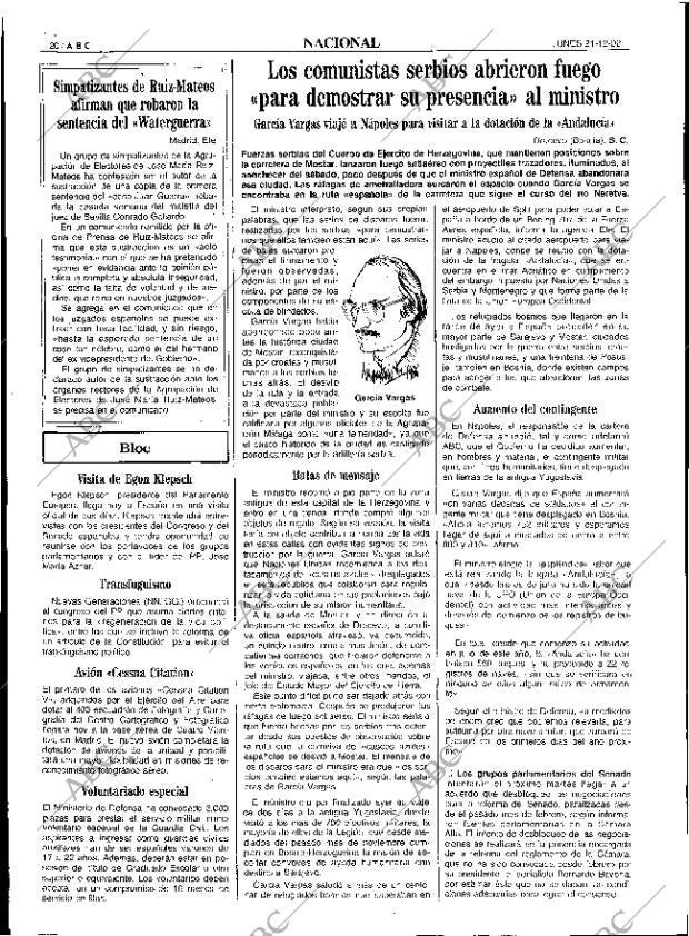 ABC SEVILLA 21-12-1992 página 20